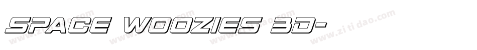 Space Woozies 3D字体转换